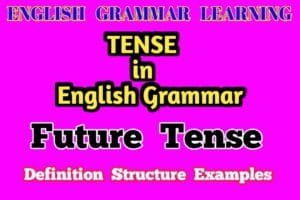 Future Tense Definition Structure Types Uses and Examples