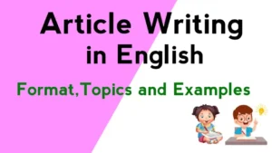 Article Writing: Format, Rules, and Examples