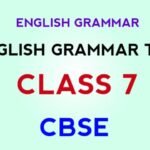 CBSE Class 7 English Grammar Test with Answers