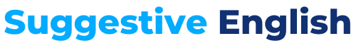 Suggestive English Questions Answers Resources