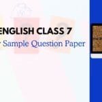 DAV English Class 7 Half Yearly Sample Question Paper 2024