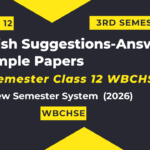 3rd Semester English Suggestion WBCHSE 2026